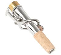 Toyvian 2pcs Copper Saxophone Neck Set Straight Curved Saxophone Replacement Parts for Alto and Soprano Elegant Design Lightweight Suitable for Beginners Professionals