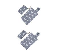 Toyvian 2pcs Cotton Breastfeeding Cover Shawl Feeding Nursing Storage Bag for Outdoor Use Cloud