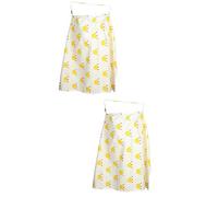 Toyvian 2pcs Cotton Lactation Cover Lightweight Nursing Cape for Outdoor Use Breathable for Mothers The Go Protects from Sunlight and Wind Crown Design