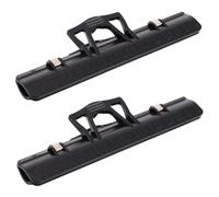 Toyvian 2pcs Creative Music Score Clip Plastic Large Page Holder for Piano and Violin Black Wide Application Book Clip Easy to Use Holds Multiple Documents