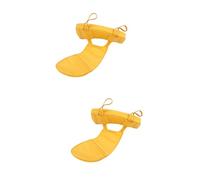 Toyvian 2pcs Detachable Violin Shoulder Rest Pad for Violins Skin-friendly Breathable Chinrest Cushion Ergonomic Design for Comfort for Musicians and Beginners