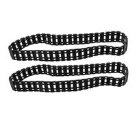 Toyvian 2pcs DIY Plastic Tank Tracks Lightweight Replacement for Rc Robot Car Model Building Kit Sturdy Grip for Learning and Creative Tank Chassis Assembly