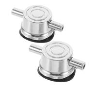 Toyvian 2pcs Double-sided Round Snare Drum Lugs Metal Hardware for Snare Tom Bass Drums End with Enhanced Stability and Easy Quick for Standard Mounting