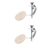 Toyvian 2pcs Drum Damper Mute Tone Control Drum Mutes for Snare Jazz Accessories