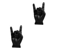 Toyvian 2pcs Drumstick Display Stand Holder for Drum Mallets Fits Electric Drum Kit Great for Boys and Girls and Beginners Hand Gesture Shaped Support