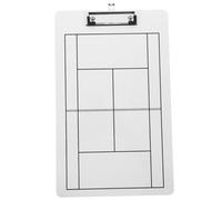 Toyvian 2PCS Dry Erase Whiteboard Clipboard for Coaches Versatile Tennis and Field Hockey Tactical Board with Easy Wipe Surface Spacious Layout for Game Planning and Player Guidance
