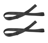 Toyvian 2pcs Dumbbell Hanging Straps Hanging Dumbbell Safety Straps for Bench Press Polyester Adjustable Black and Rack Chest Press Training