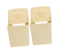 Toyvian 2pcs Durable Bird Nest Breeding Box Spacious Plastic Nest House for Parakeets Lovebirds and Budgies Bird Cage House