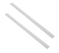 Toyvian 2pcs Dustpan Plastic Edge Replacement Dustpan Edge Protector 11.79x0.79x0.12in Plastic Soft Pressure Bar Multi-Functional Design for Household Cleaning