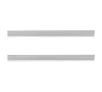 Toyvian 2pcs Dustpan Rubber Edge Strips Replacement Lip Dustpan Repair Strips for Cleaning Tool Garbage Shovel Edge Refills
