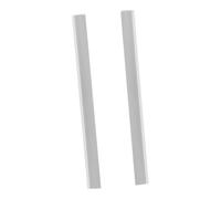 Toyvian 2pcs Dustpan Rubber Edge Strips Replacement Lips for Dustpan Inlet Pressing Strips for Home Office Use