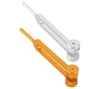 Toyvian 2pcs Ear-cleaning Tuning Forks for Nervous System Testing Frequency Ear Supplies High-precision Tools for Adults Includes and Forks