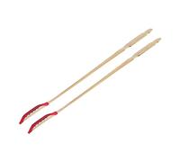 Toyvian 2pcs Ebony Head Yangqin Bamboo Dulcimer Sticks, Elastic Dulcimer Jean Bamboo Accessories for Yangqin Musical Instrument Performance