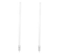 Toyvian 2pcs Effortless Wine Brewing Filler Wand for Home Brewing Beer and Wine Transparent Bottling Stop Valve Tool Compatible with Standard Bottle Necks Portable and Easy to Use for