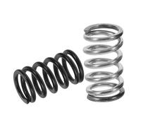 Toyvian 2pcs Electric Bass Guitar Tremolo Bridge Springs Replacement Parts Durable High Precision Tuning Accessories for Electric Guitar Black Silver Options