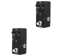 Toyvian 2pcs Electric Guitar Effect Pedal Analog Delay Tool Bypass Warm Sustain Noise Reduction for Enhanced for Guitarists