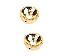 Toyvian 2pcs Electric Guitar Jack Plate with Screws Finish for Guitar Fits Standard Compatible with Metric Threaded Jack Sockets