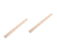 Toyvian 2pcs Electric Guitar Neck Replacement Fret Maple for Electric and Folk Guitars Wooden Construction Easy Repair Smooth for Comfortable Play