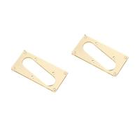 Toyvian 2pcs Electric Guitar Pickguard Tremolo Cavity Cover Replacement Edges for Guitar Pickup Mounts