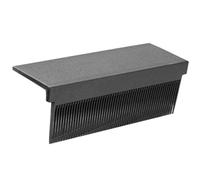 Toyvian 2pcs Electric Hair Straightener Comb Attachment for Professional Results, Easy to Use Nylon and Carbon Fiber Straightening Comb Suitable for Hair Styling at Home and Barber Salon