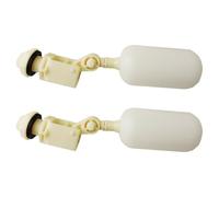 Toyvian 2pcs Extended Float Valve for Livestock Drinking Bowls - Automatic Water Level Controller Float Ball Valve for Sheep Pig Cattle Watering Supplies