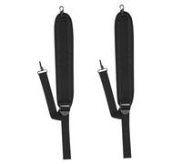 Toyvian 2pcs Extra Long Breathable Cotton Suspenders Shoulder Strap Replacement for Instrument Case Strap Padded for Violin Case for Music Bags