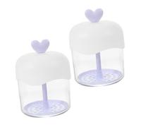 Toyvian 2pcs Face Wash Foam Maker Shampoo Bottles Liquid Soap Maker for Bubble Cleanser Skincare Rich Foamer Tools for Home Outdoor Travel