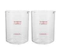 Toyvian 2pcs Facial Steamer Water Jar Replacement Cups 650ml Large Capacity Abs Water Container for Ozone Steamers Suitable for Professional and Home Use