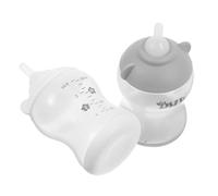 Toyvian 2pcs Feeding Bottle Kitten Nursing Bottle Better Control of Milk Flow Comfortable Feeding Soft Silicone for Travel Newborn Puppies Kittens Pet Owners