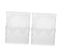 Toyvian 2Pcs Fish Breeding Box with Suction Cups Aquarium Separation Container for Fry Hatchery Incubator Protecting Juvenile Fish and Increasing Survival Rate Random Color