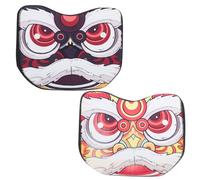 Toyvian 2pcs Fishing Box Cushion: Outdoor Seat Pad Waterproof Breathable Kayak Canoe Seat Pad Cushion With Suction Cup For Fishing Chairs And Boxes