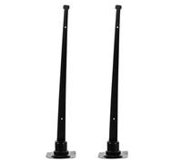 Toyvian 2pcs Flag Pole Mount Boat Rail Mounted Flagpole Stand with Buoyant Plastic Holder for Yacht Fishing Boat Outdoor Watercraft Flag Display UV Resistant and Corrosion