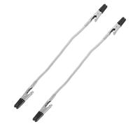 Toyvian 2pcs Flexible Double Ended Clamps with Rubber Coating for Photo Holders and Soldering Wire Fixing Adjustable Positioning Tool for DIY Crafts and Single Person Use