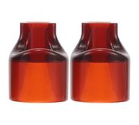 Toyvian 2pcs Flute Mouthpiece Trainer for Beginners and Professionals, Portable 22mm Flute Blow Aid Tool, Musical Instrument Accessory Set for Flutist Playing and Training