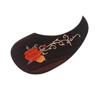 Toyvian 2pcs Folk Acoustic Guitar Pickguard Decorative Scratch Plate Dual-sided Adhesive for Easy Installation and Impact for Acoustic and Electric Guitars