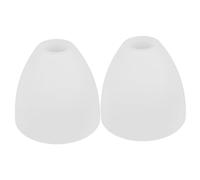 Toyvian 2pcs Frosted Glass Lamp Shades Socket Replacement Covers for Pendant Ceiling Lights Protective Hanging Light Shades for Living Bedroom Cafe Bar Decor
