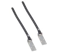 Toyvian 2pcs Furniture Safety Strap Anti-tip Straps for Black and Silver Iron and Plastic with Hand-Sewn Thread Prevents Tipping Injuries Safety Protection for Home
