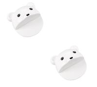 Toyvian 2pcs Furniture Tip Kit Cartoon Bear Proofing Wall Anchor Protect Boy Girl Pets Furniture Buckle Anchor