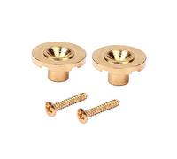 Toyvian 2pcs Golden Roller String Trees String Guide with Screws for Electric Guitar Steel Retainer for Enhanced Tuning Stability and Life