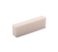 Toyvian 2pcs Guitar Bone Nut Blanks Real Cow Bone Bridge for Acoustic Electric Classical Guitars Mandolin Banjo Ukulele Smooth Replacement Accessory
