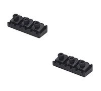 Toyvian 2pcs Guitar Bridge Locking Nut String Lock Double Lock System Locking Nut for Guitar