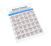 Toyvian 2pcs Guitar Chord Chart for Learning Ukulele Chord Reference Poster Practice Charts for Beginners Guitar and Boys and Girls Ukulele