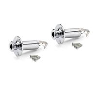 Toyvian 2pcs Guitar Endpin Jack Flush Cylinder Output Jack for Acoustic Electric Guitar Bass Music Accessories