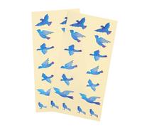 Toyvian 2pcs Guitar Fretboard Decals with Colourful Bird Patterns, Thin Pvc Material, Leaves No Traces, Suitable for Electric and Acoustic Guitars, Creative and Lovely Random Color