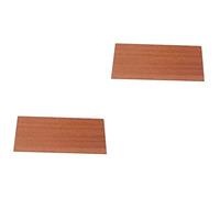 Toyvian 2pcs Guitar Headstock Plate Veneers Pickguard Material for Replacement Air Dried