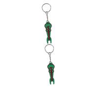 Toyvian 2pcs Guitar Nail Pull Out Tool Portable Guitar Bridge Pin Puller with Keychain Ring Lightweight Extractor Safe Removal Accessory for Music Players Green