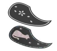 Toyvian 2pcs Guitar Pickguard Guitars Pickguard Blank Pick Guards Acoustic Guitar Pickguard Material Decorative Guitar Pick Guard Guitar Protector Acoustic Pickguard Guitar Guard Plate Pvc