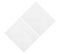 Toyvian 2pcs Guitar Pickguard Material Sheet Self Adhesive Plastic Scratch Plate 0.7mm Ultrathin 9.8x7.9 Inch White Style 2 for Classical Guitar