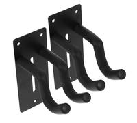 Toyvian 2pcs Guzheng Hanger Wall Mount Horizontal Hanging Stand for Acoustic Guzheng Instrument Display in Music