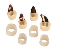 Toyvian 2pcs Guzheng Nail Protectors Nail Covers for Guzheng Practice Easy to Use Finger Guard Protector